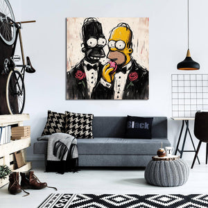 Pine Stretched  Framed 1 Panel - Simpson