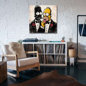 Pine Stretched  Framed 1 Panel - Simpson