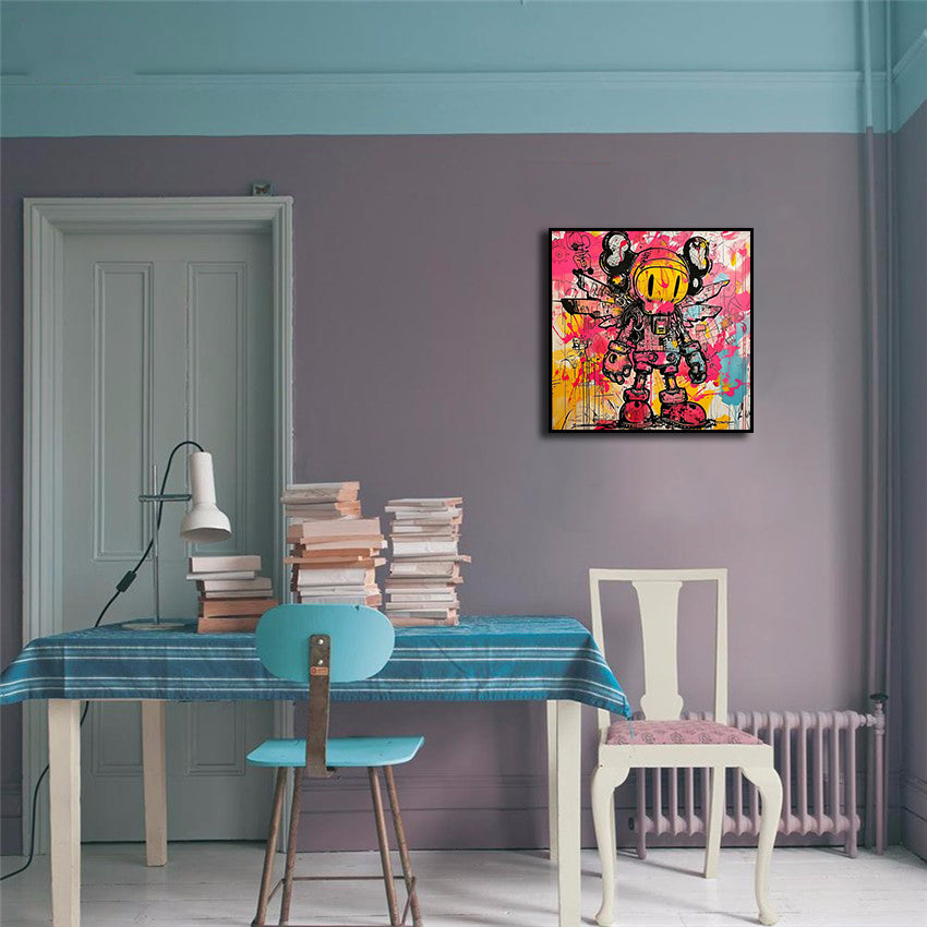 Framed 1 Panel - Kaws