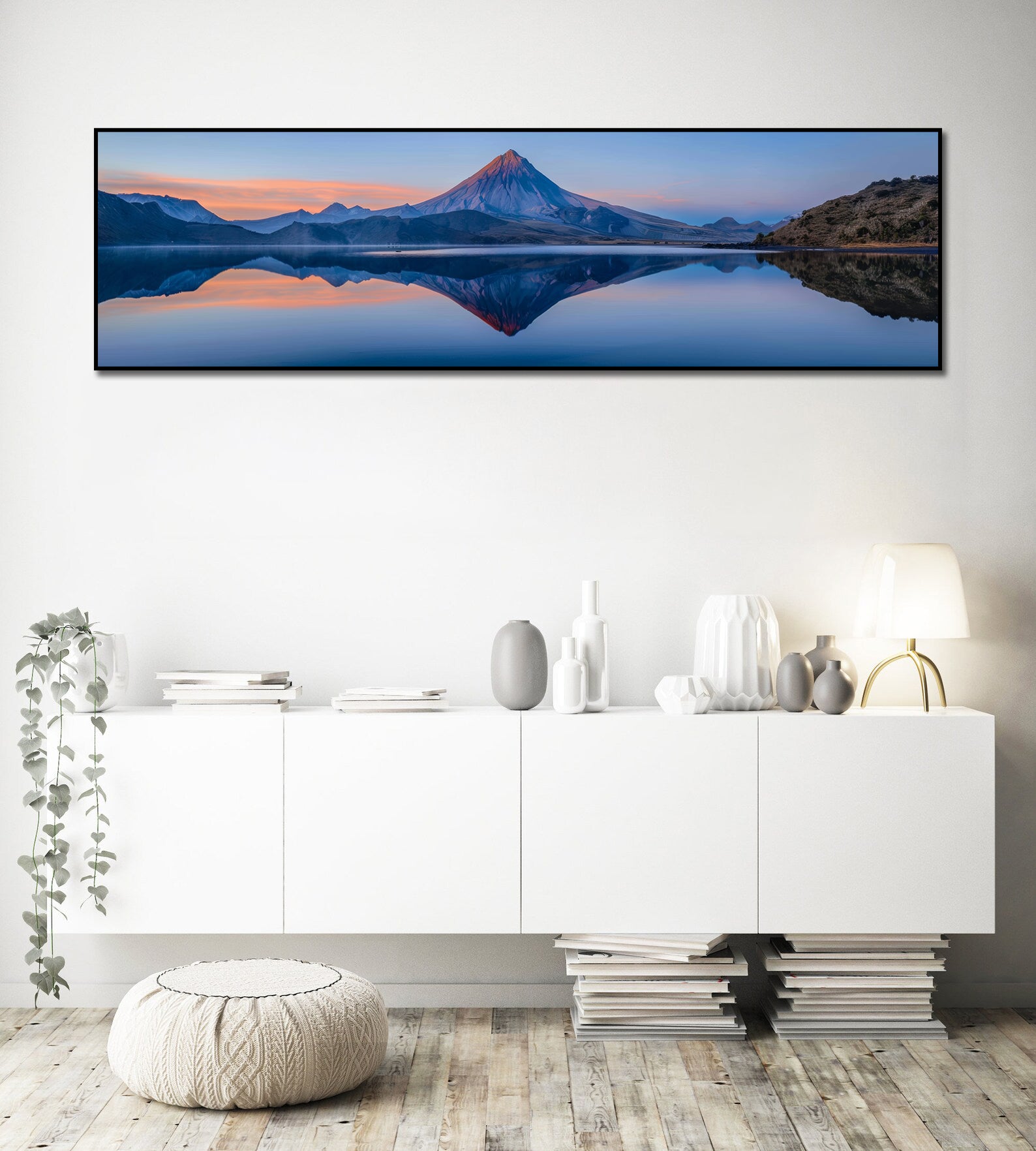 Framed 1 Panel - Mountain Lake