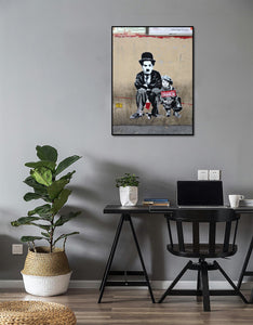 Pine Stretched  Framed 1 Panel - Street Art
