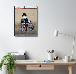 Pine Stretched  Framed 1 Panel - Street Art