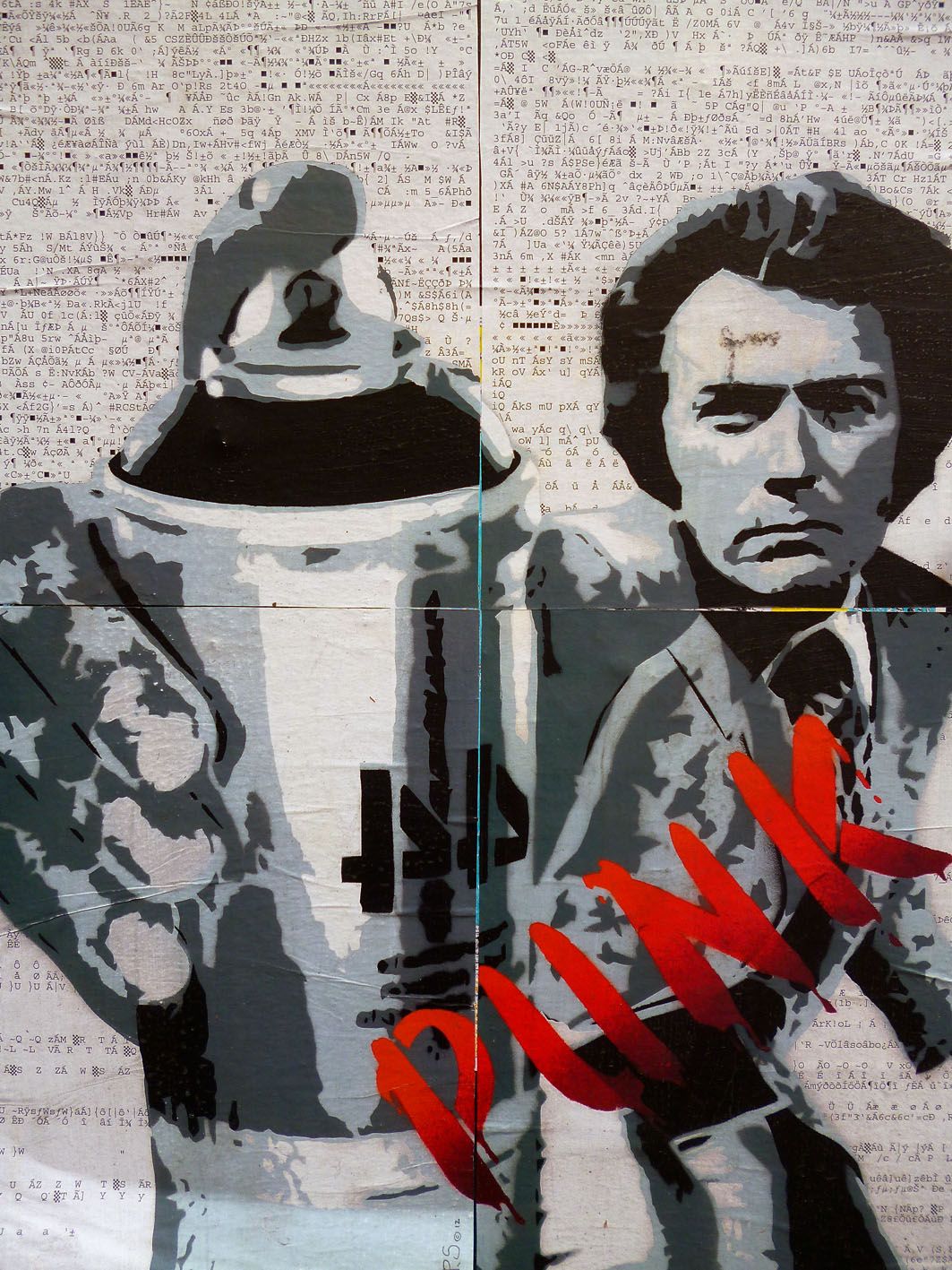 Modern Pop Art Canvas Wall Art Print Poster | Home Decor | Stretched 1 Panel - Punk