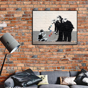 Pine Stretched  Framed 1 Panel - Street Art - Consume my sheeple