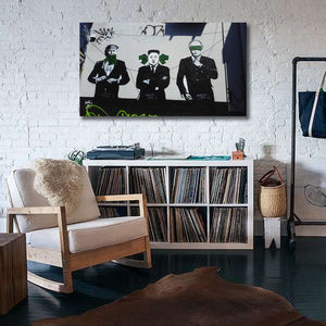 Pine Stretched  Framed 1 Panel - Street Art