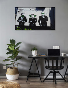 Pine Stretched  Framed 1 Panel - Street Art