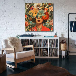 Pine Stretched  Framed 1 Panel - Fashion Portrait