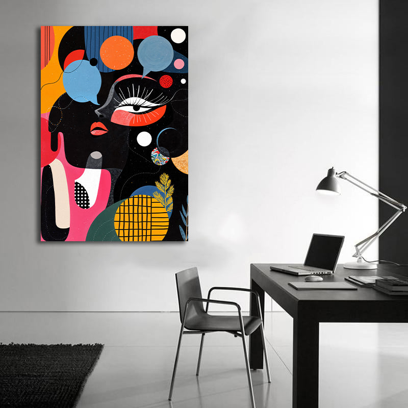 Pine Stretched  Framed 1 Panel - Dadaism Concept