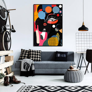 Pine Stretched  Framed 1 Panel - Dadaism Concept