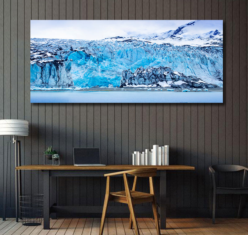 Pine Stretched  Framed 1 Panel - World Natural Heritage - Alaska Glacier Bay