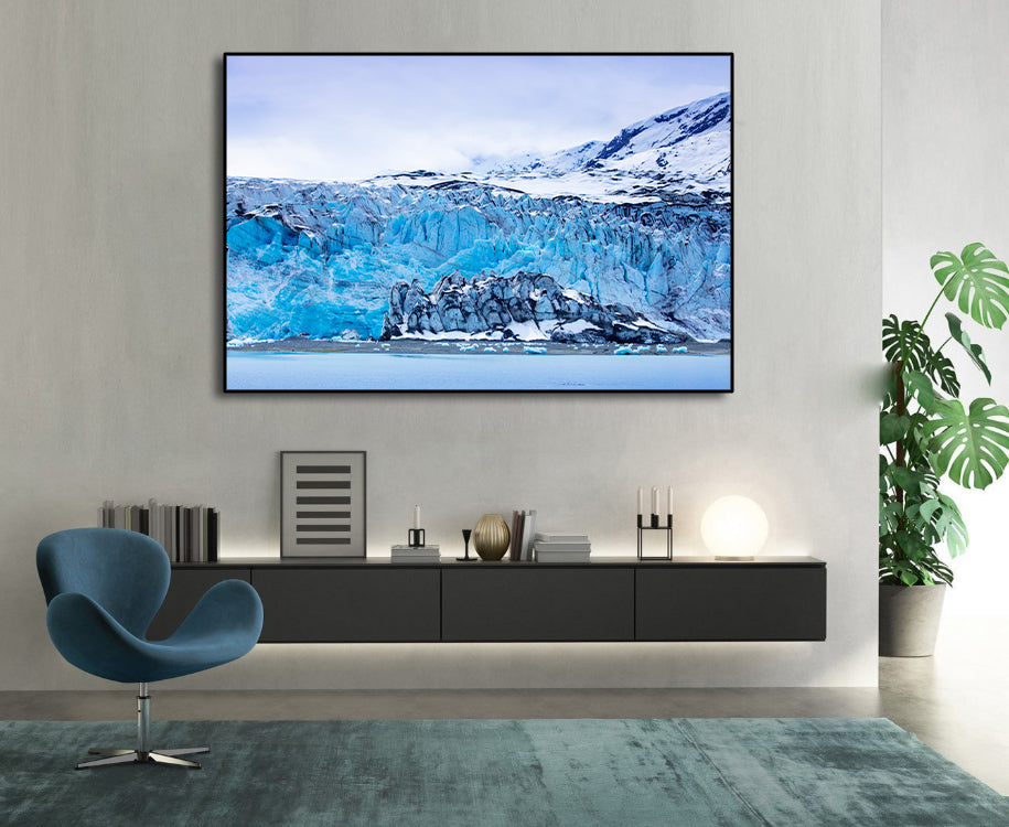 Pine Stretched  Framed 1 Panel - World Natural Heritage - Alaska Glacier Bay