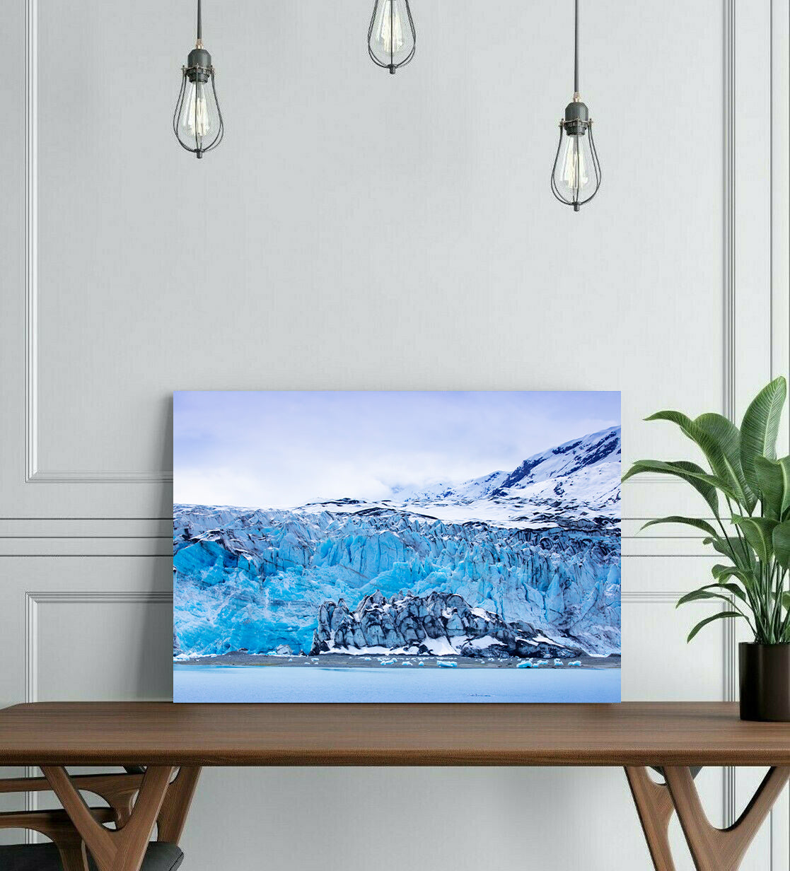 Pine Stretched  Framed 1 Panel - World Natural Heritage - Alaska Glacier Bay