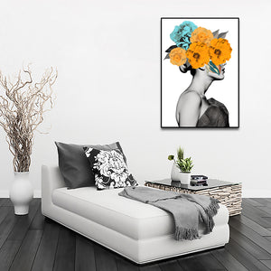 Pine Stretched  Framed 1 Panel - Fashion Portrait