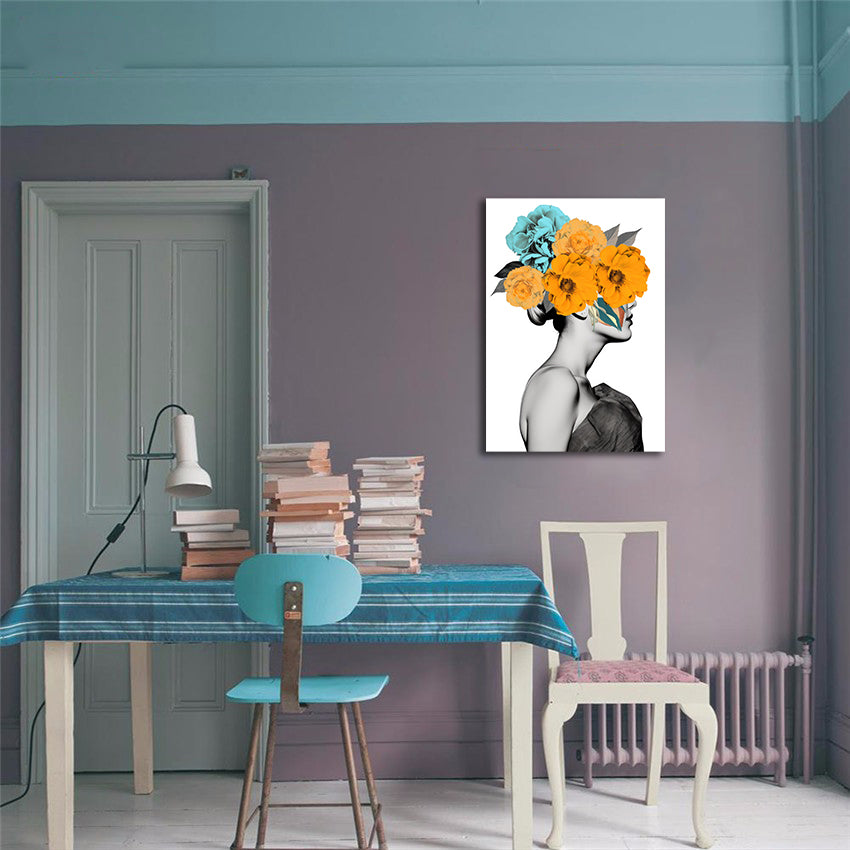 Pine Stretched  Framed 1 Panel - Fashion Portrait