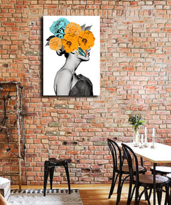 Pine Stretched  Framed 1 Panel - Fashion Portrait