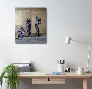 Pine Stretched  Framed 1 Panel - Street Art in France