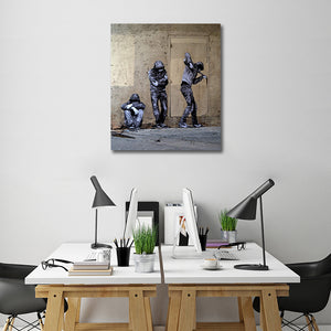 Pine Stretched  Framed 1 Panel - Street Art in France