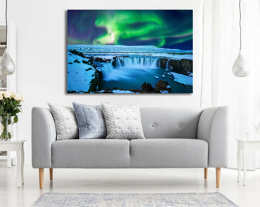 Pine Stretched  Framed 1 Panel - Aurora