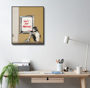Pine Stretched  Framed 1 Panel - Street Art by Alessio b