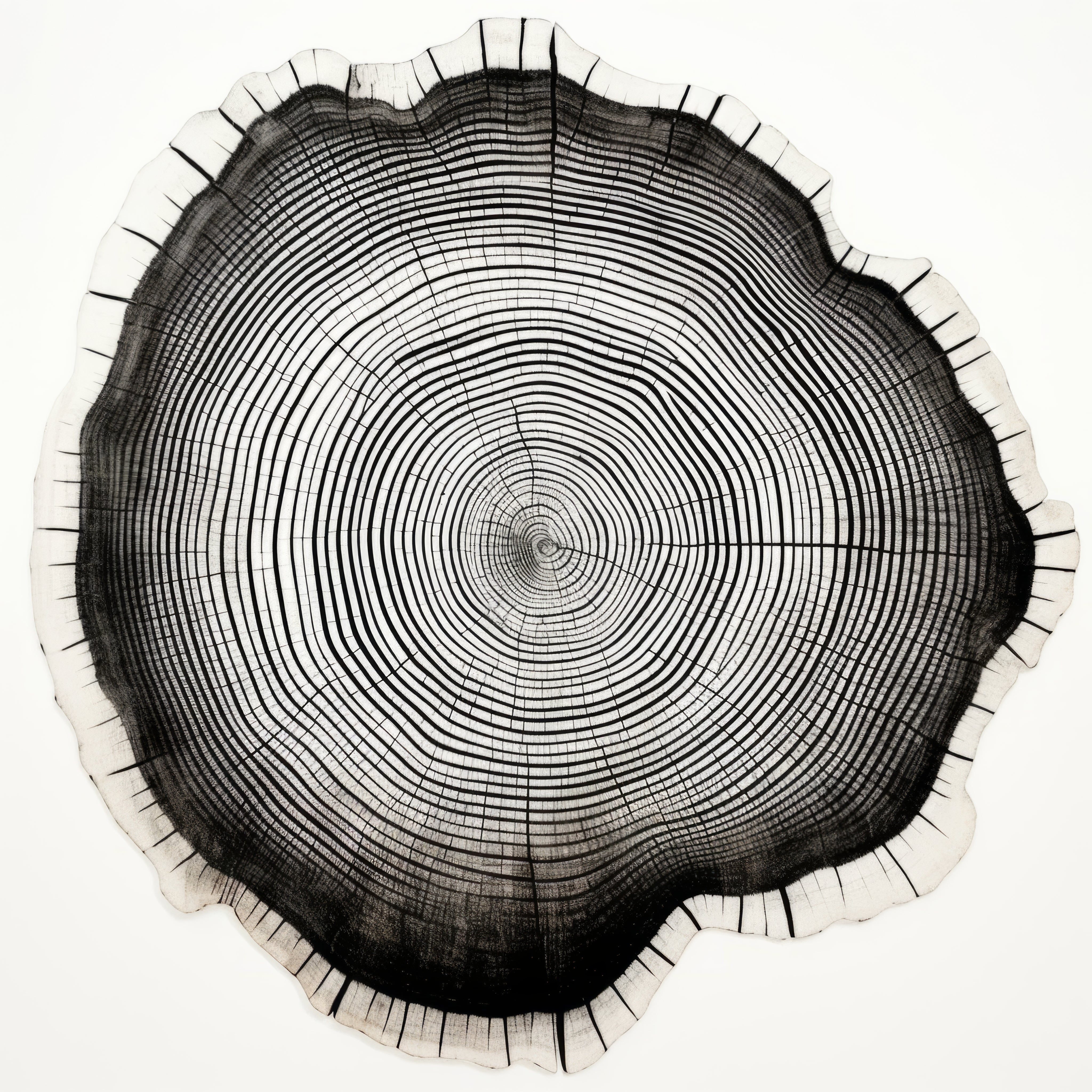 Framed 4 Panels - Tree Ring