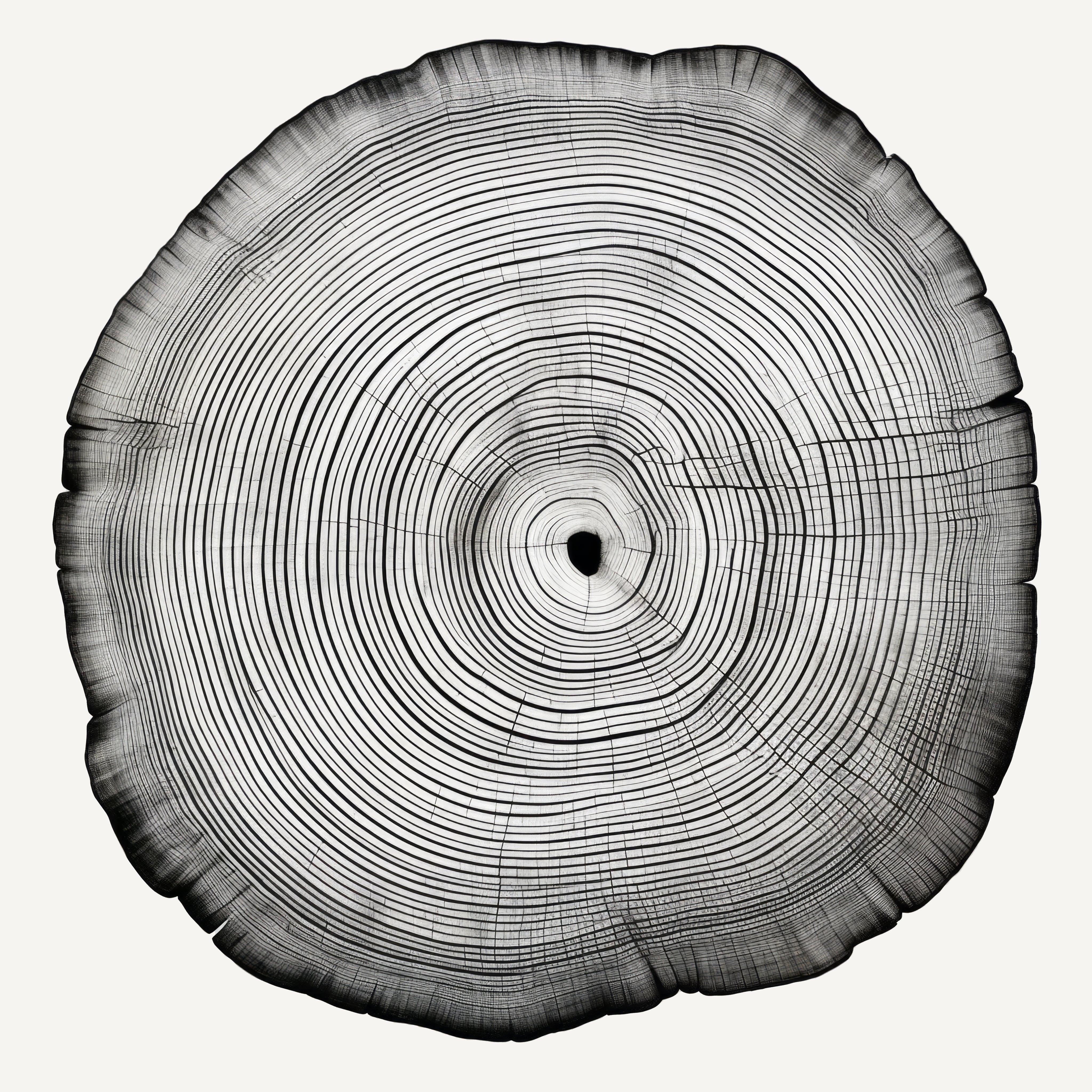 Framed 4 Panels - Tree Ring