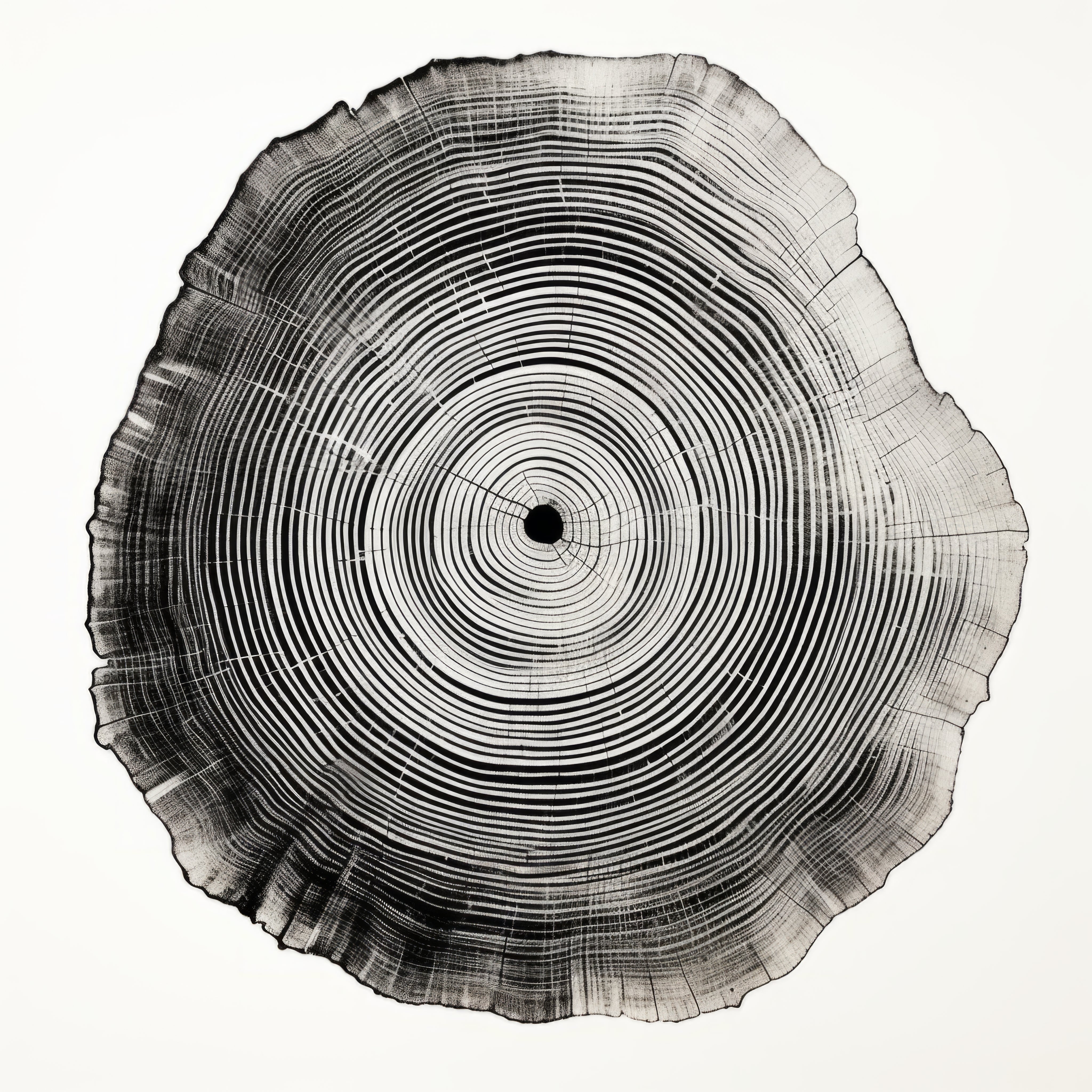 Framed 4 Panels - Tree Ring