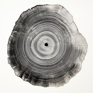 Framed 4 Panels - Tree Ring