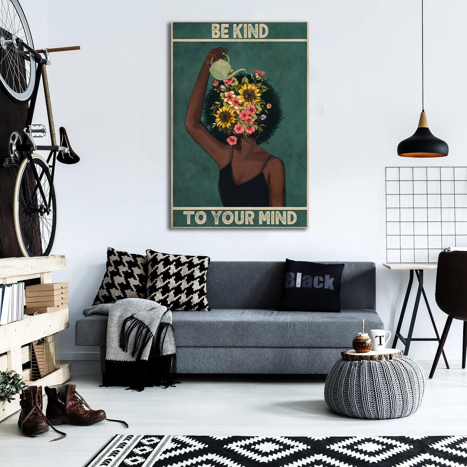 Framed 1 Panel - Be Kind to Your Mind