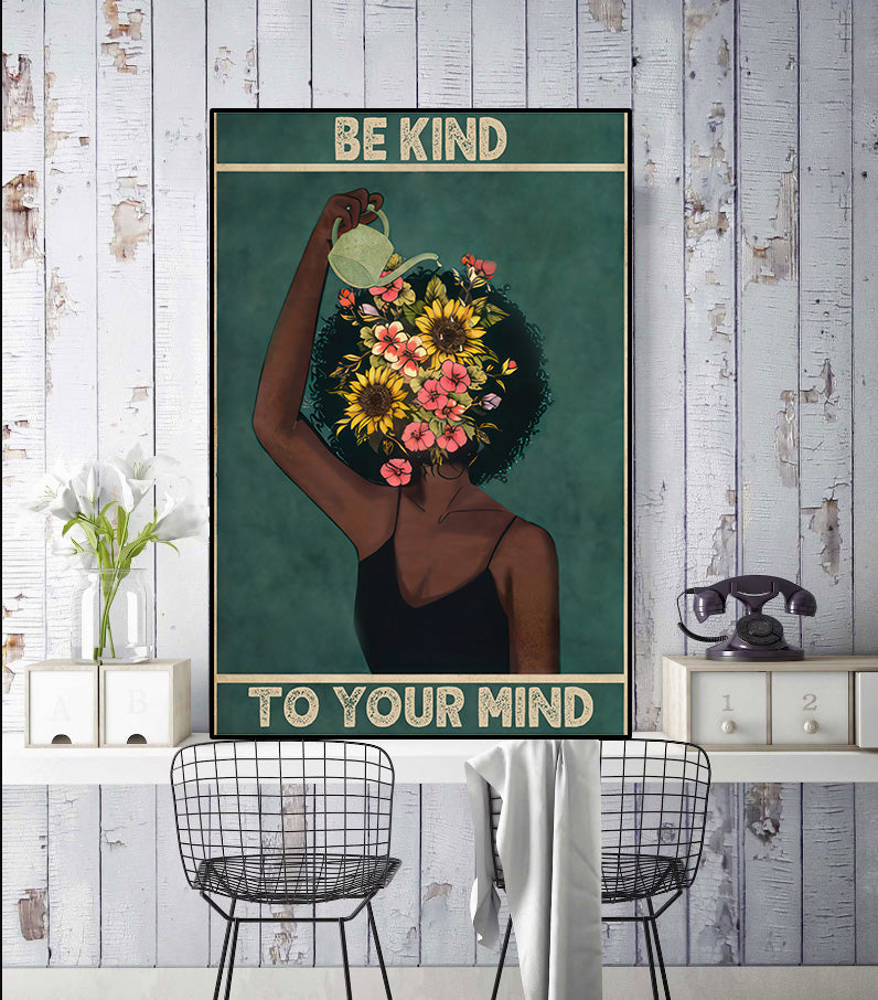 Framed 1 Panel - Be Kind to Your Mind