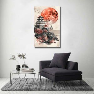 Pine Stretched  Framed 1 Panel - Himeji Castle Japan