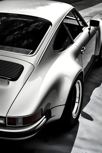 Pine Stretched  Framed 3 Panels - Porsche