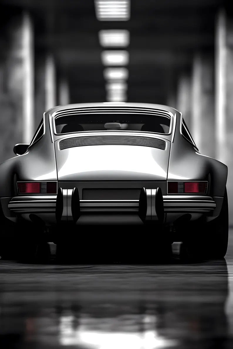 Framed 3 Panels - Porsche