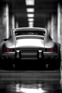 Framed 3 Panels - Porsche