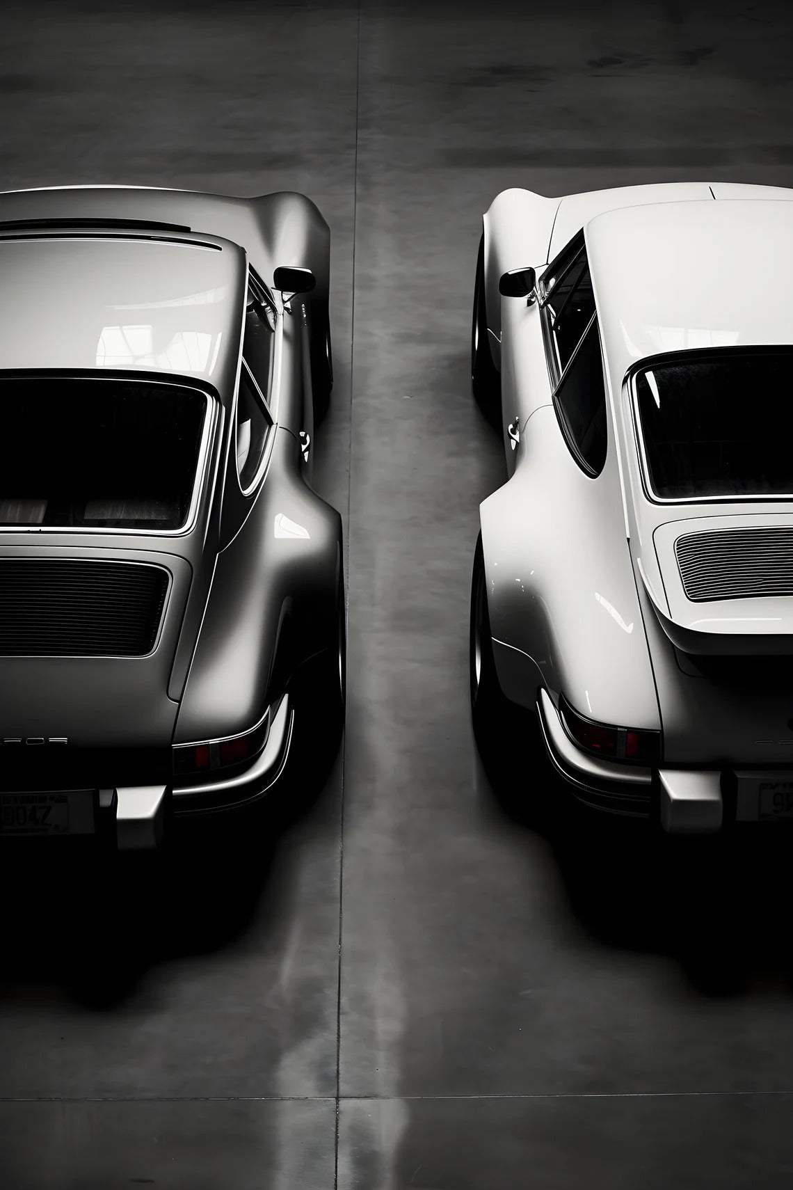 Framed 3 Panels - Porsche