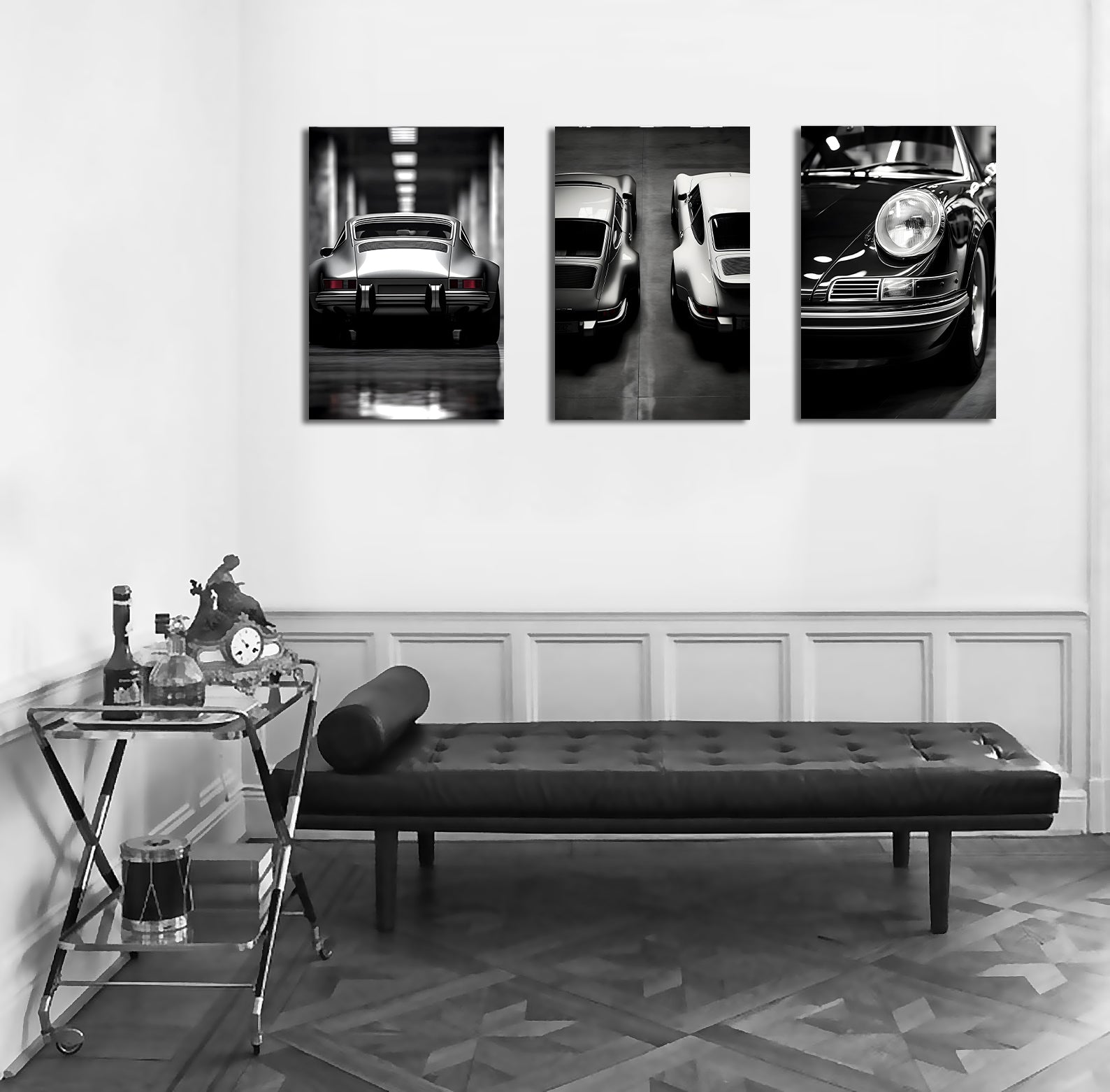 Framed 3 Panels - Porsche