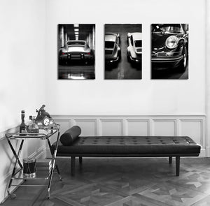 Framed 3 Panels - Porsche
