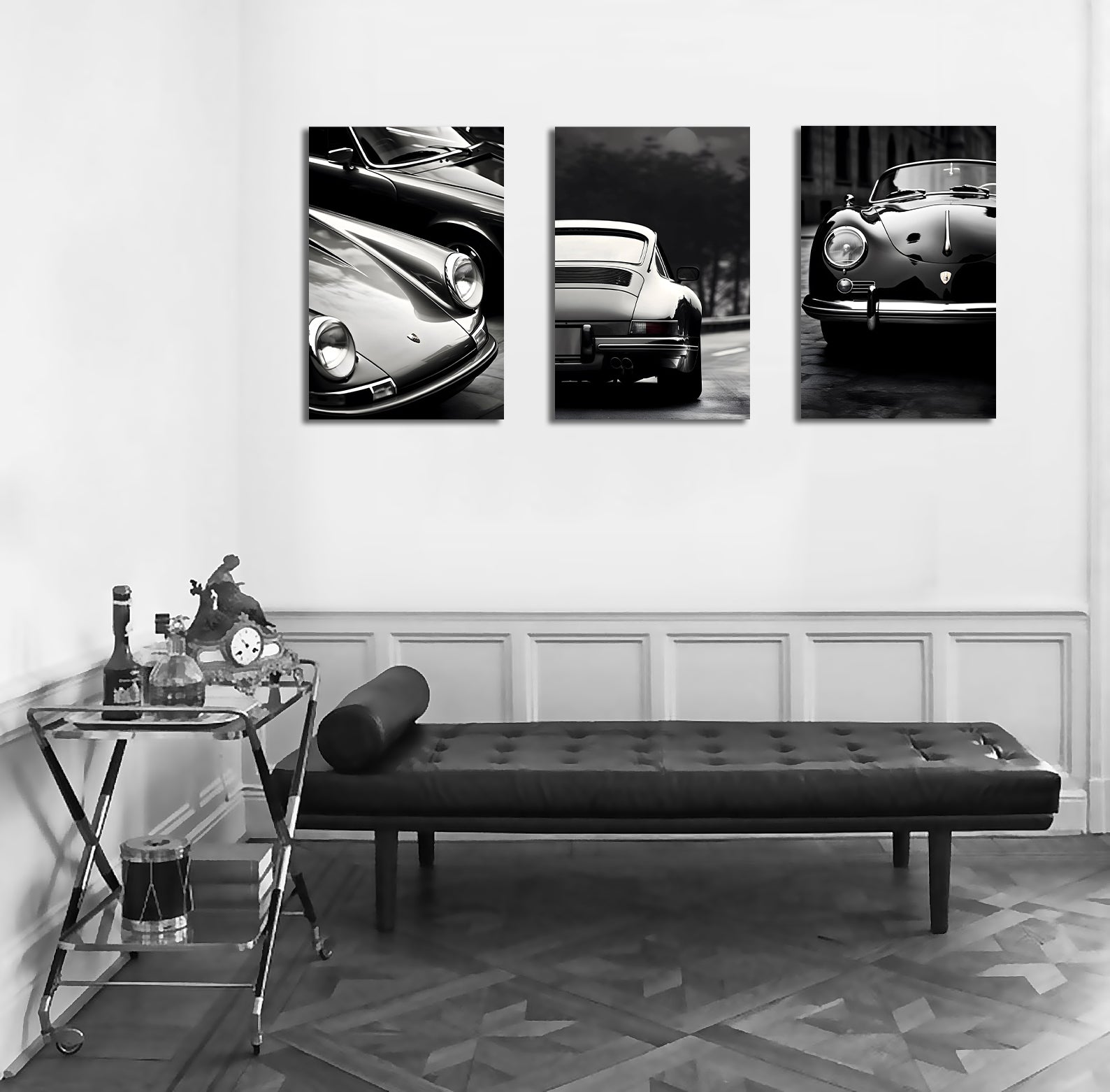 Framed 3 Panels - Porsche