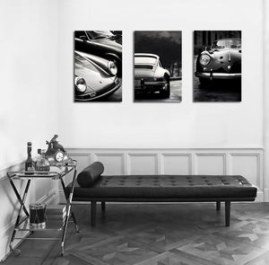Framed 3 Panels - Porsche