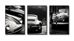 Framed 3 Panels - Porsche
