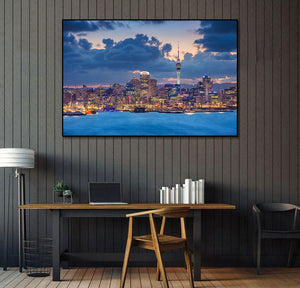 Pine Stretched  Framed 1 Panel - Auckland City, New Zealand