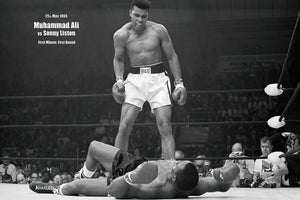 Pine Stretched  Framed 1 Panel - Muhammad Ali
