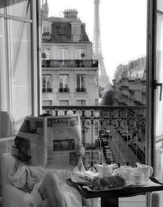 Pine Stretched  Framed 1 Panel - Morning in Paris