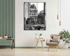 Pine Stretched  Framed 1 Panel - Morning in Paris