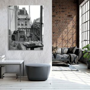 Pine Stretched  Framed 1 Panel - Morning in Paris