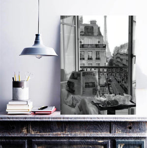 Pine Stretched  Framed 1 Panel - Morning in Paris
