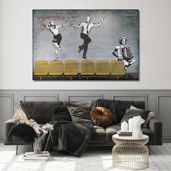 Pine Stretched  Framed - Banksy