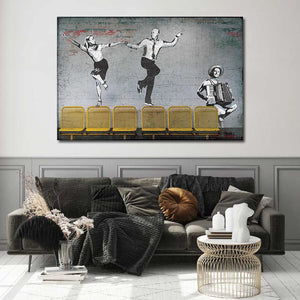 Pine Stretched  Framed - Banksy