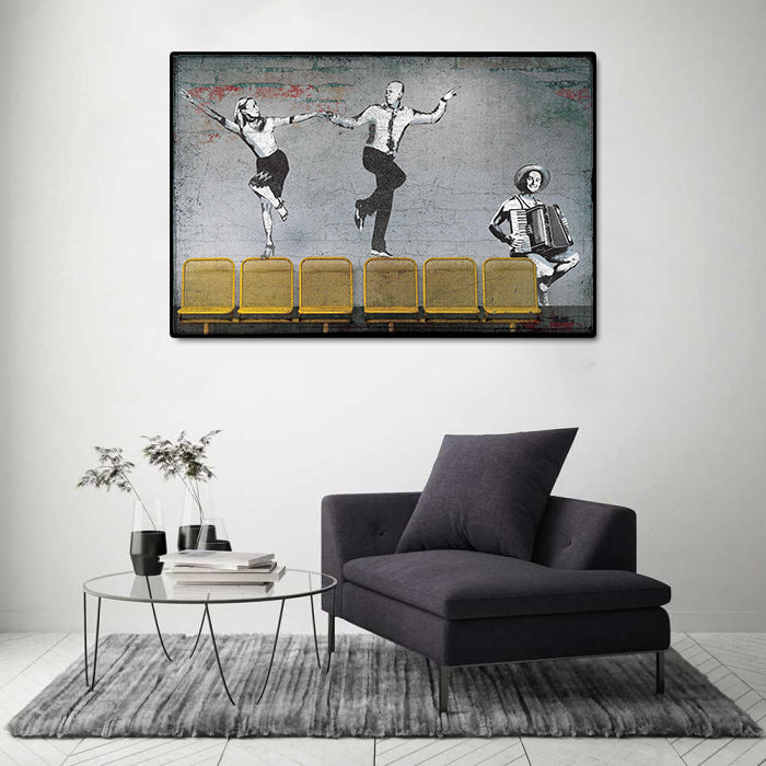 Pine Stretched  Framed - Banksy