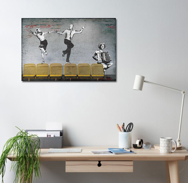 Pine Stretched  Framed - Banksy