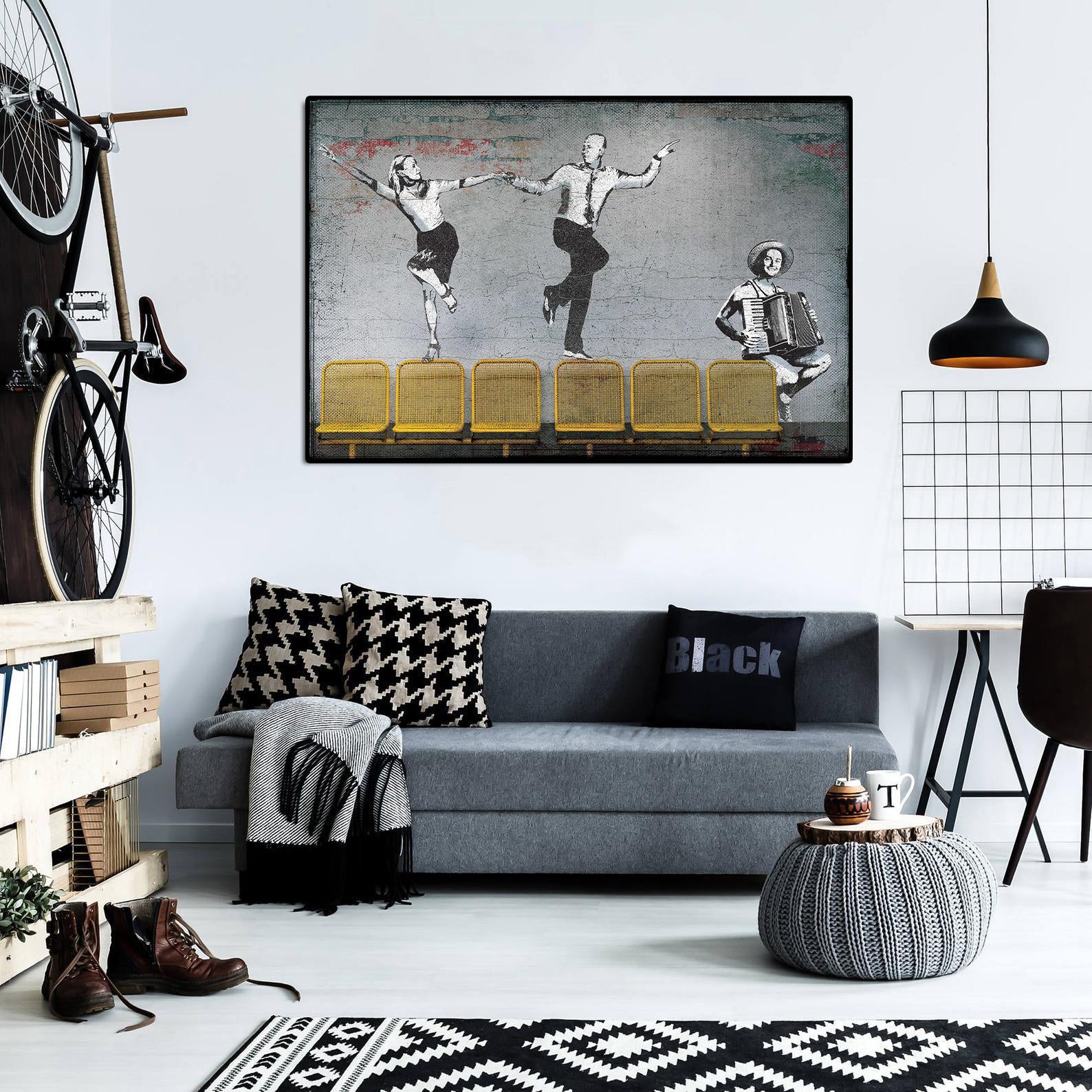 Pine Stretched  Framed - Banksy